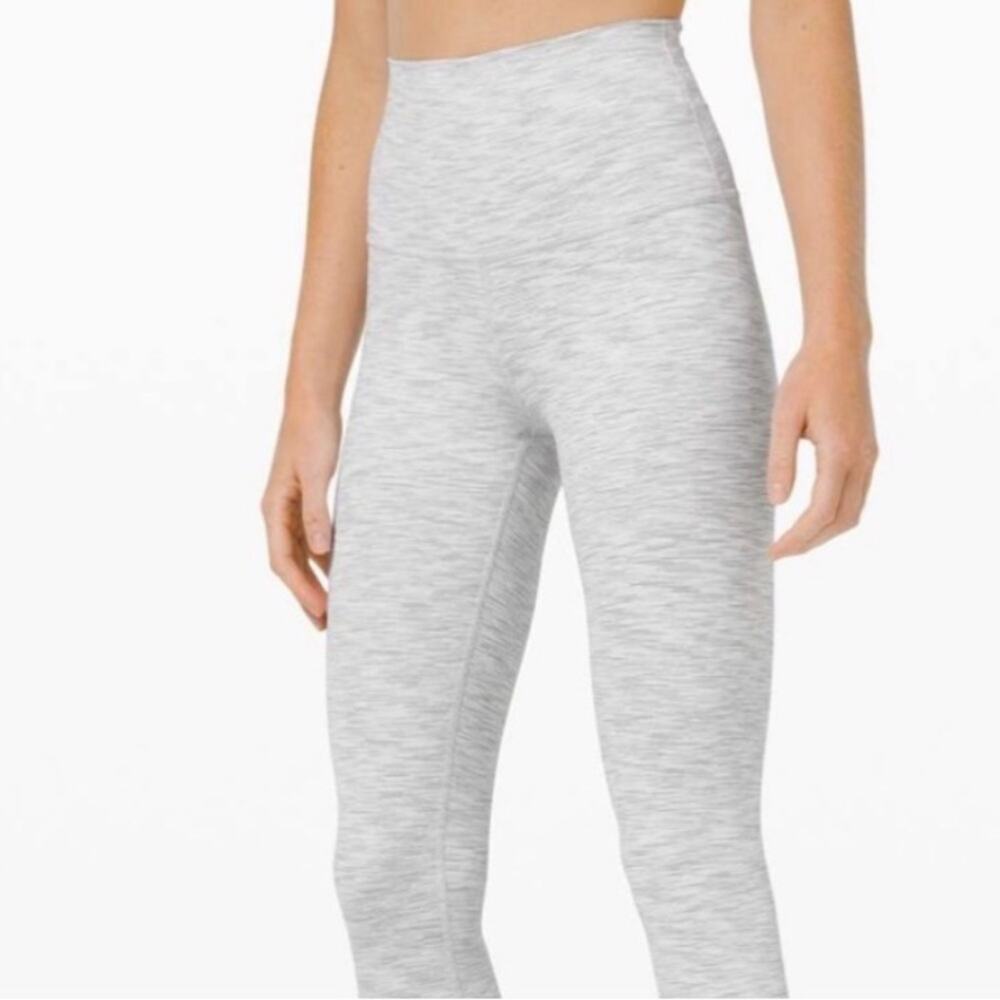 Lululemon Wunder Under High Rise Legging SOULCYCLE Leg Spellout Yoga Pants Sz 4